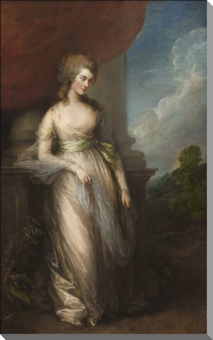 Купить и печать на заказ Картины на пластике, пеноркартоне Джорджиана, герцогиня Девонширская