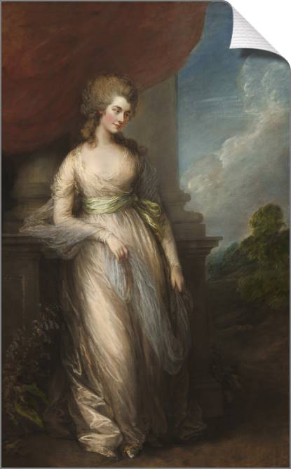 Купить и печать на заказ Картины на холсте Джорджиана, герцогиня Девонширская