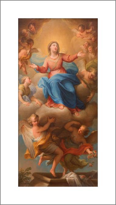 Купить и печать на заказ Картины, фото с паспарту Успение Девы Марии