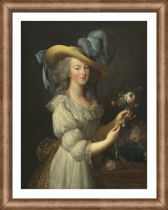 Paintings on canvas Marie Antoinette (Elizabeth Vigee-Lebrun)