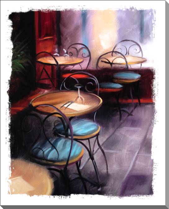 Купить и печать на заказ Картины на пластике, пеноркартоне Интерьер кафе