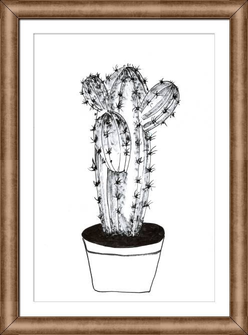 Paintings on canvas Cactus cartoon style