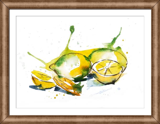 Paintings on canvas Juicy lemon