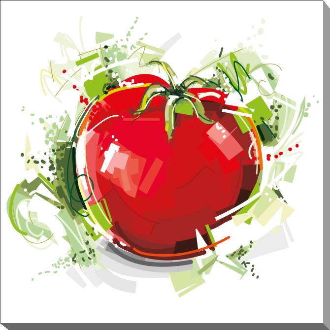 Купить и печать на заказ Картины на холсте Яркий томат