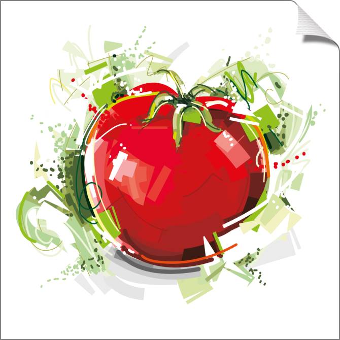 Купить и печать на заказ Картины на холсте Яркий томат