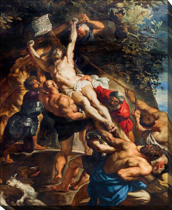 Paintings on canvas Exaltation Of The Cross (Peter Paul Rubens)