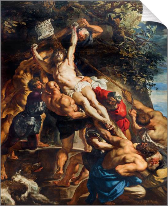 Paintings on canvas Exaltation Of The Cross (Peter Paul Rubens)