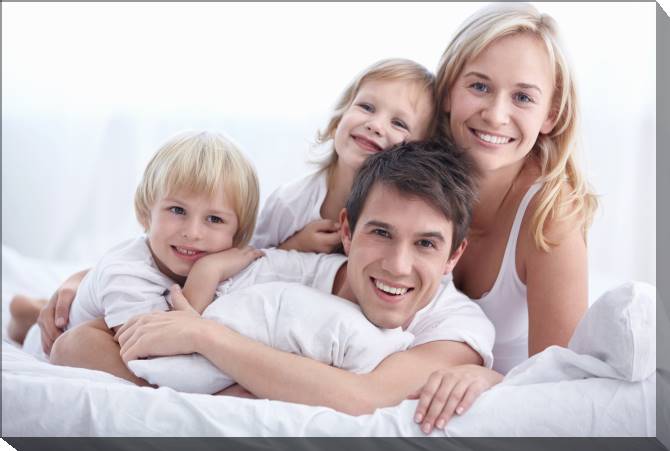 Paintings on canvas Family at home