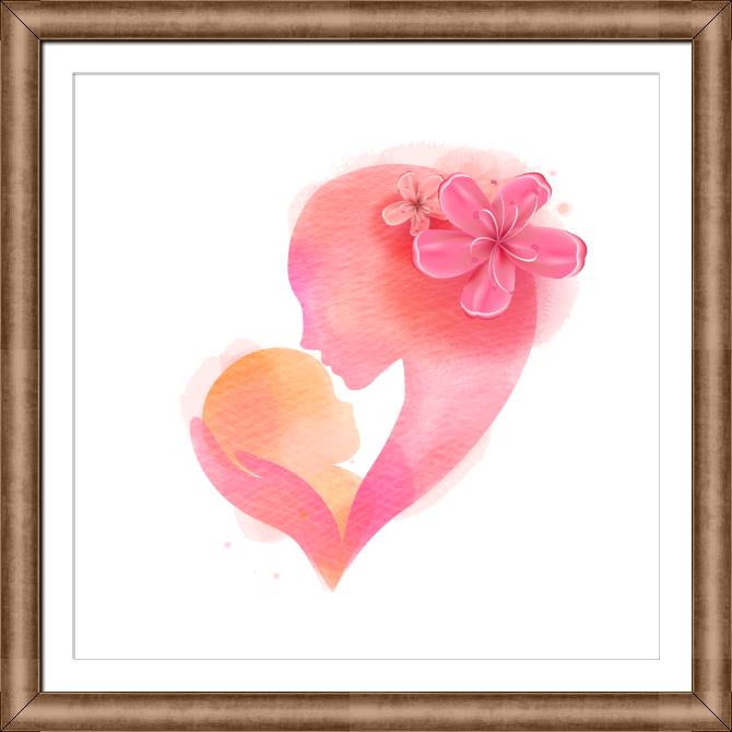 Paintings on canvas A mother's love