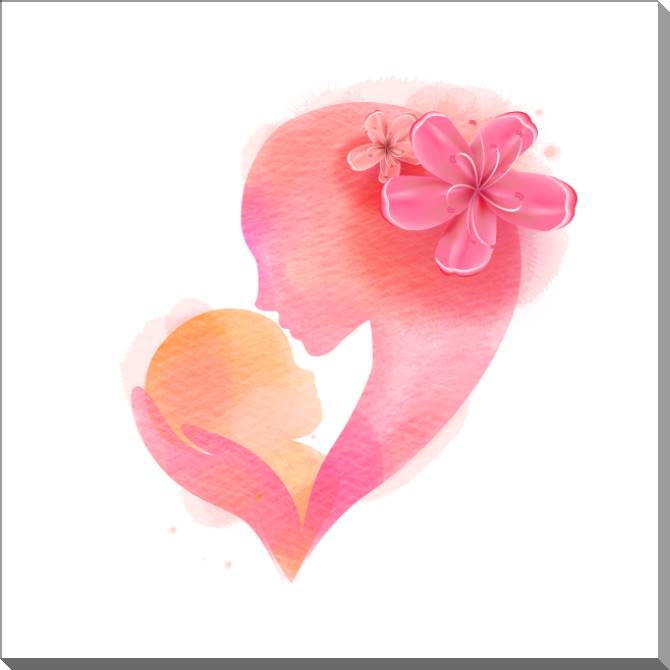 Купить и печать на заказ Картины на пластике, пеноркартоне Любовь матери