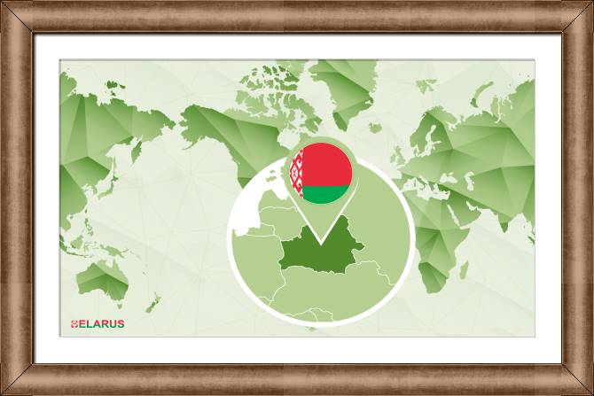 Paintings on canvas The polygon map