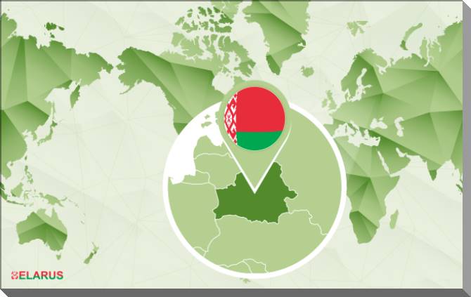 Купить и печать на заказ Картины на пластике, пеноркартоне Полигональная карта