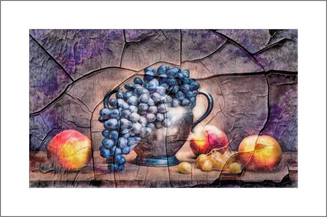 Картины, фото с паспарту Fresco fruit