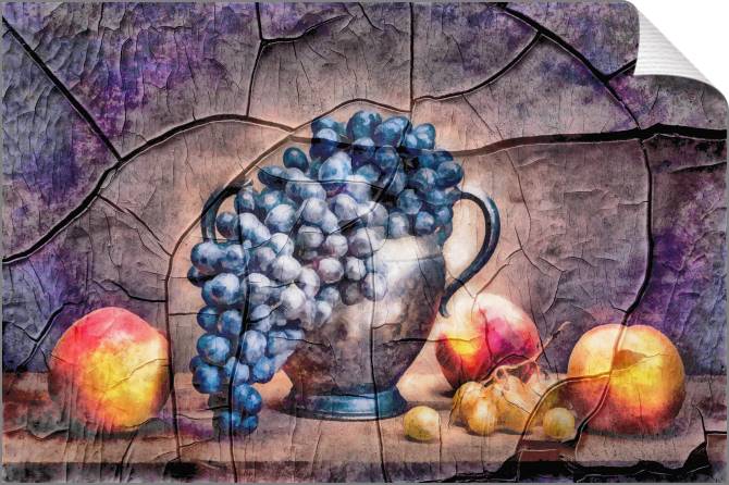 Купить и печать на заказ Картины на холсте Фреска с фруктами