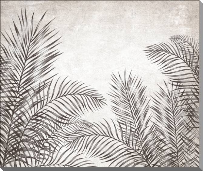 Купить и печать на заказ Картины на пластике, пеноркартоне Фреска с папоротником