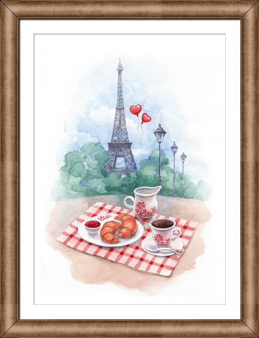 Paintings on canvas French still life watercolor