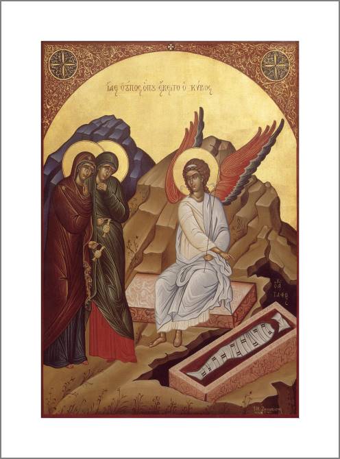 Paintings, photos from Passepartout Icon of the Holy women and the angel