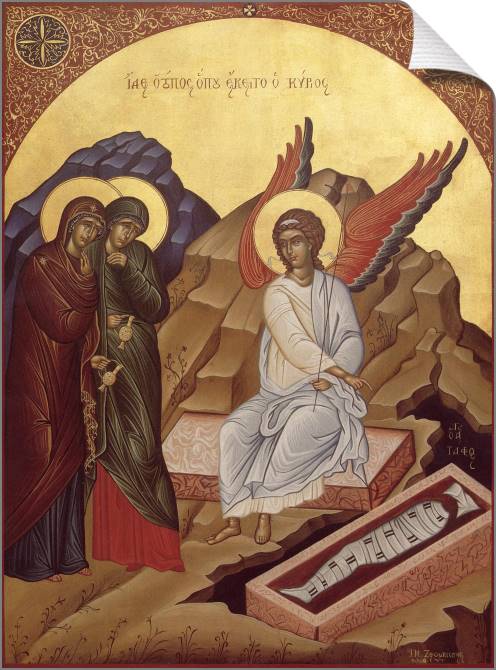 Картины на холсте Icon of the Holy women and the angel