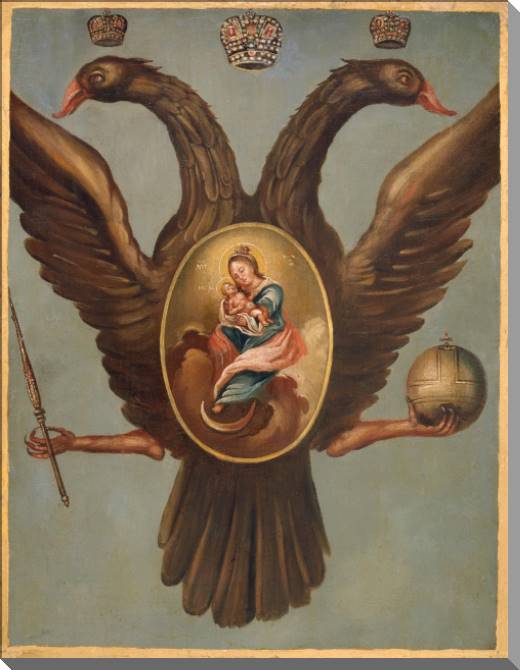 Купить и печать на заказ Картины на пластике, пеноркартоне Икона Азовская пресвятая Богородица