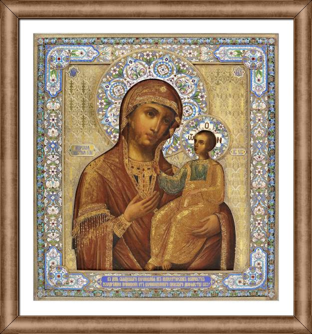 Paintings on canvas Iveron Mother Of God