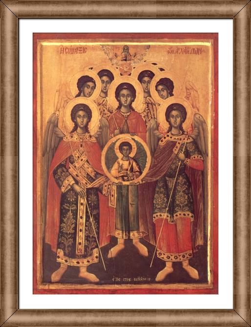 Paintings on canvas Icon of the Archangel Michael Cathedral