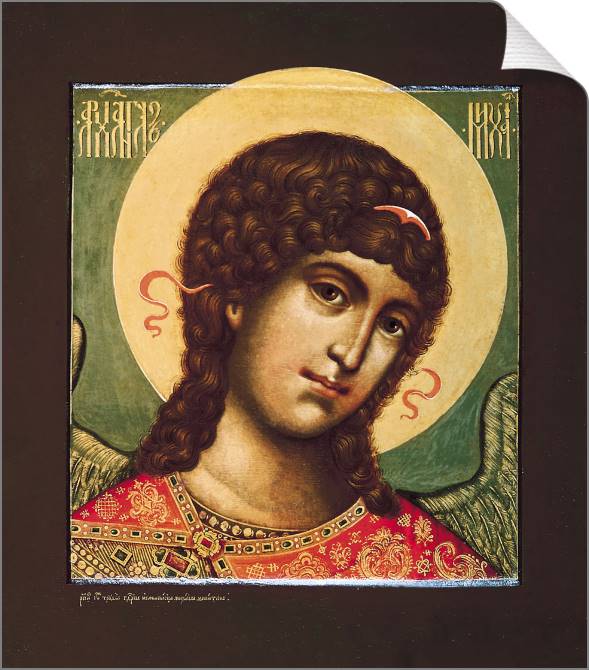Картины на холсте The icon of Archangel Michael of the 17th century