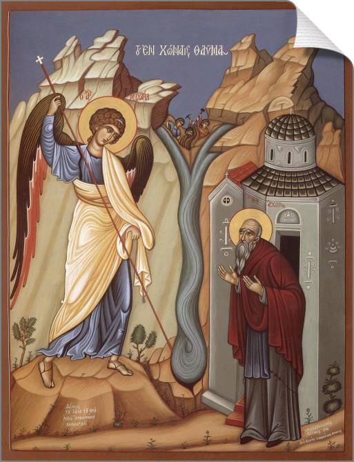 Paintings on canvas The icon of Miracle of Archangel Michael