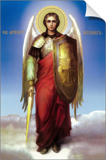 Картины на холсте The Icon Of St. The Archangel Michael