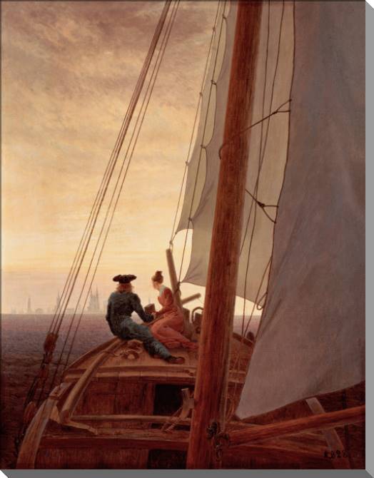 Купить и печать на заказ Картины на пластике, пеноркартоне На паруснике