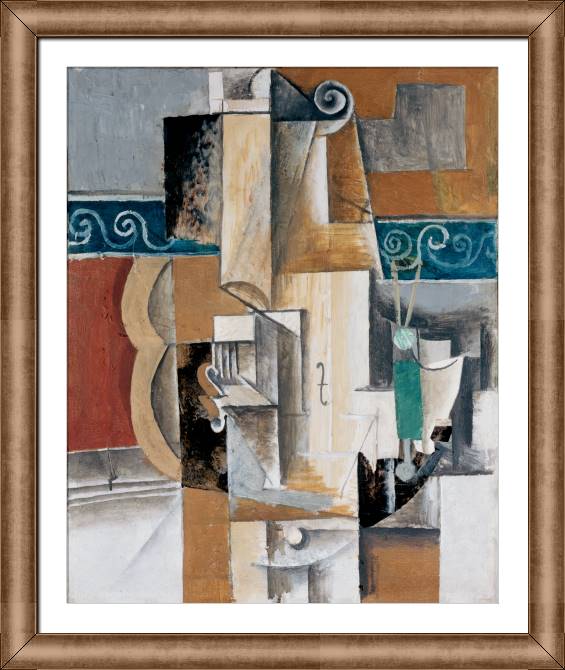 Paintings on canvas Guitar and violin (Pablo Picasso)
