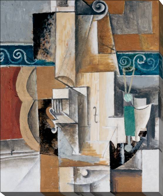 Paintings on canvas Guitar and violin (Pablo Picasso)