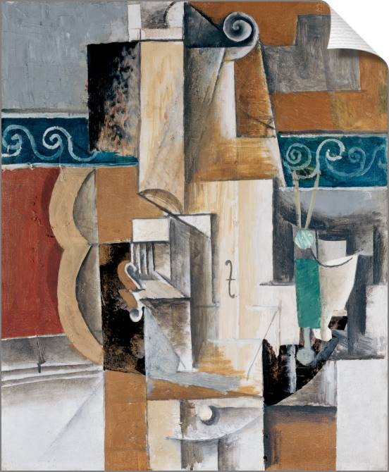 Купить и печать на заказ Картины на холсте Гитара и скрипка