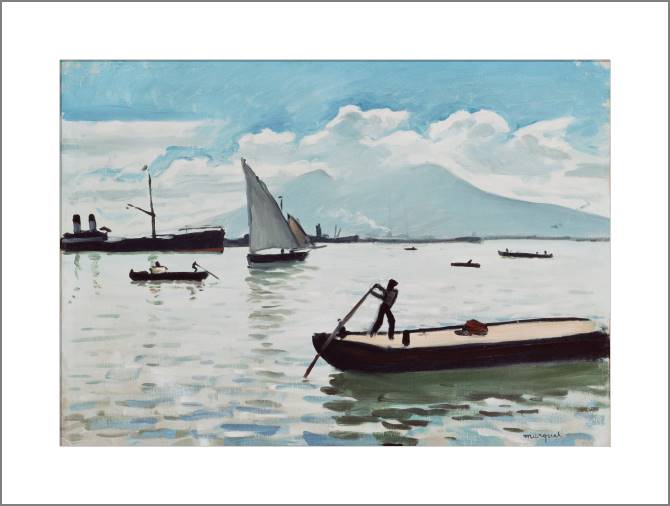 Картины, фото с паспарту Gulf of Naples (albert Stamp)