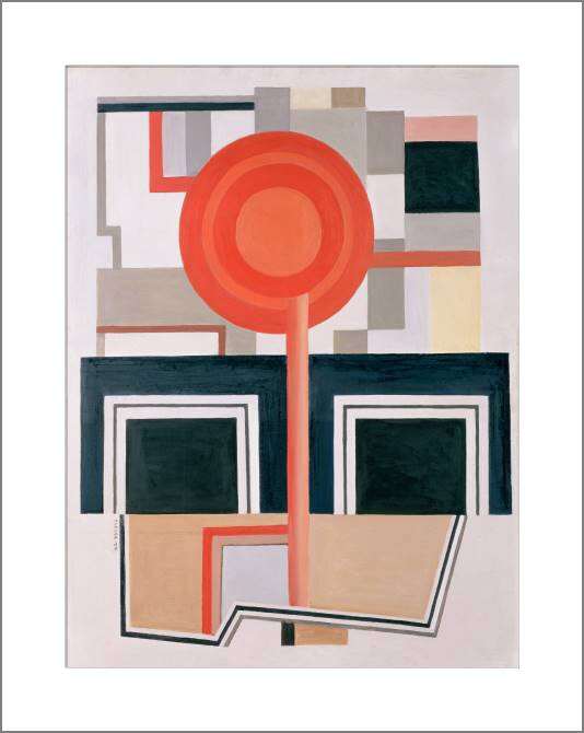 Картины, фото с паспарту Composition (Fernand Leger)