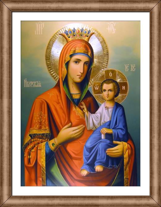 Paintings on canvas Iveron icon of the mother of God