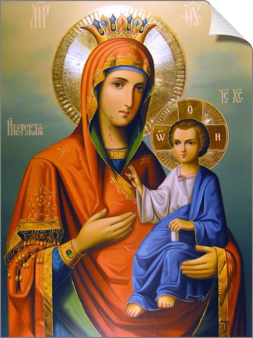 Paintings on canvas Iveron icon of the mother of God