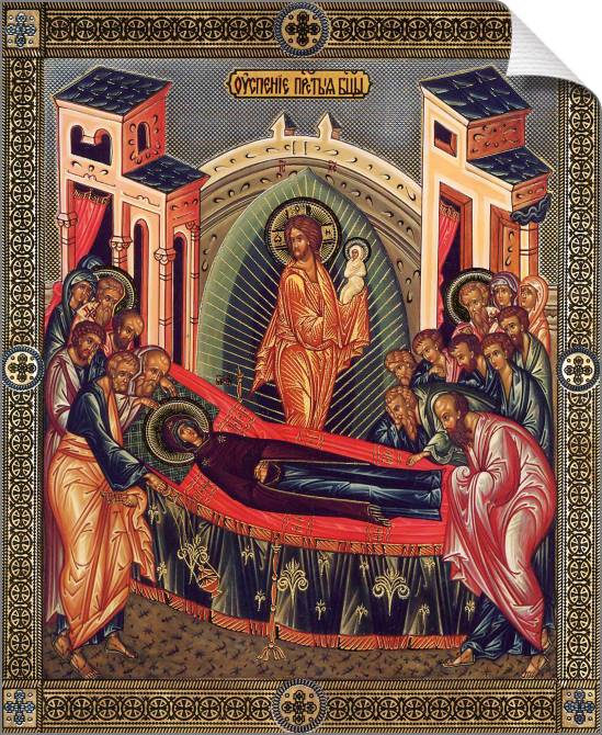Картины на холсте Icon of the Dormition of the Theotokos