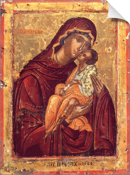 Картины на холсте The icon of the sweet kiss