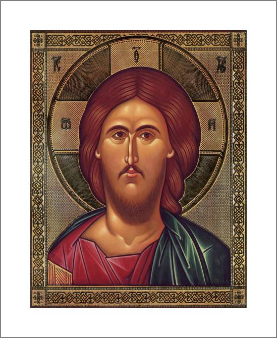 Картины, фото с паспарту The Icon Of The Lord Almighty