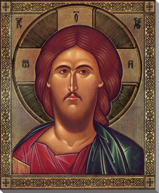 Купить и печать на заказ Картины на пластике, пеноркартоне Икона Господь Вседержитель