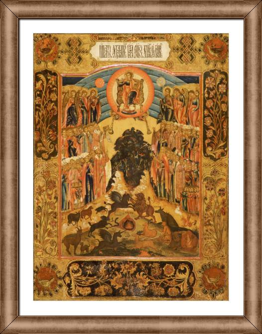 Paintings on canvas The icon Praise the Lord from the heavens