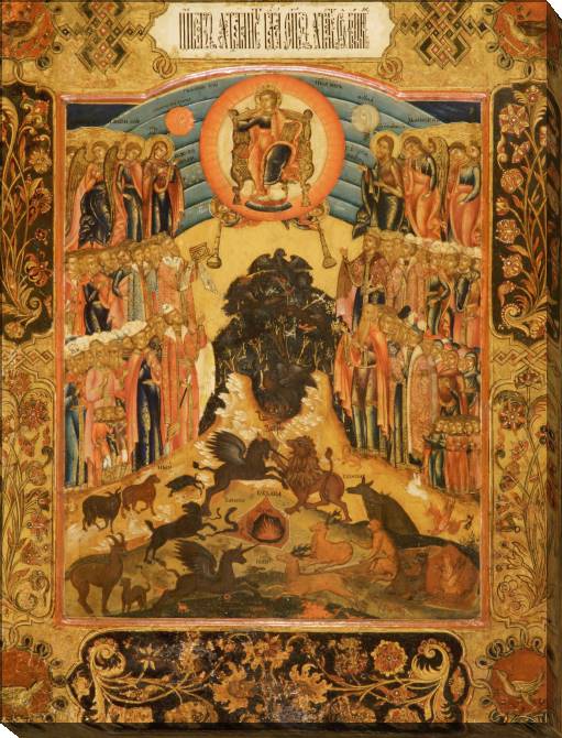 Картины на холсте The icon Praise the Lord from the heavens