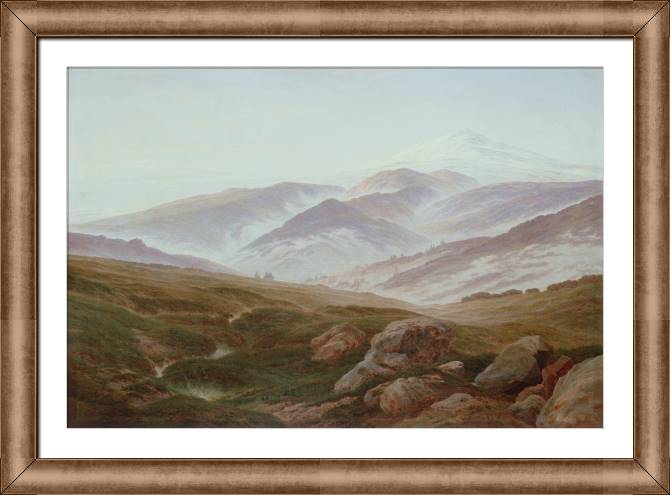 Paintings on canvas Riesengebirge (Caspar David Friedrich)