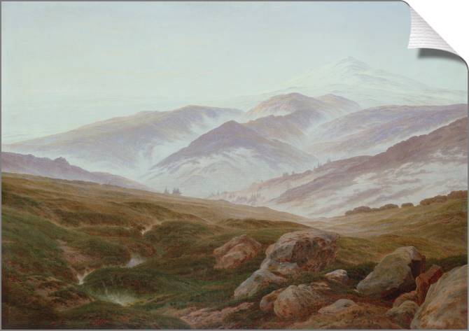 Купить и печать на заказ Картины на холсте Воспоминания об Исполиновых горах