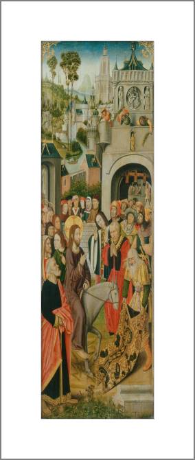 Paintings, photos from Passepartout Entry into Jerusalem (Master of the Thuison Altarpiece)