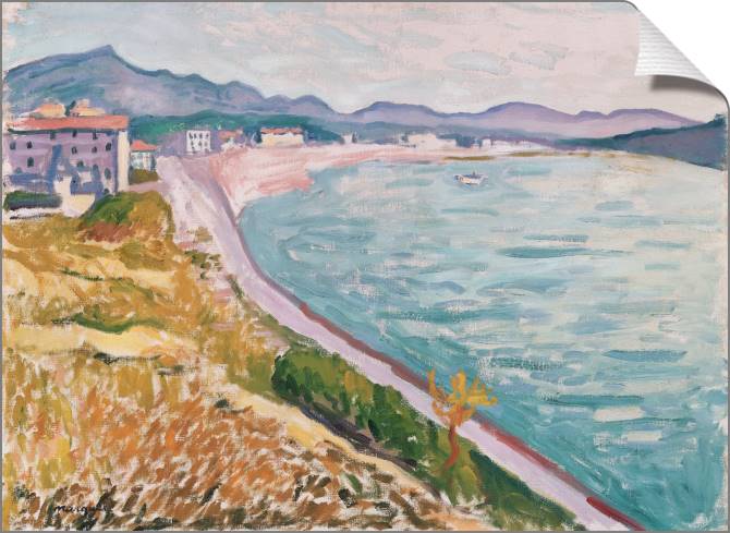 Купить и печать на заказ Картины на холсте Вид на Сен-Жан-де-Люз