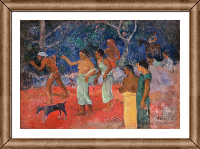 Paintings on canvas Scene from the life of Tahiti (Paul Cezanne)