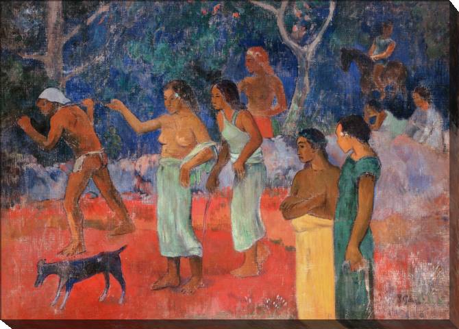 Paintings on canvas Scene from the life of Tahiti (Paul Cezanne)