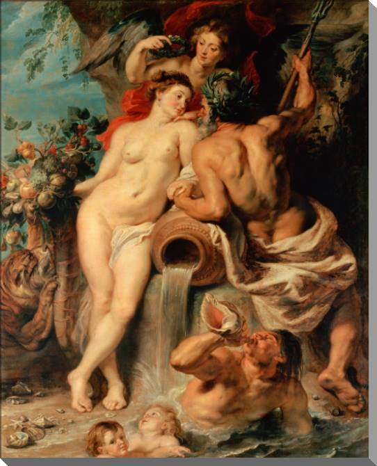 Купить и печать на заказ Картины на пластике, пеноркартоне Союз Земли и Воды