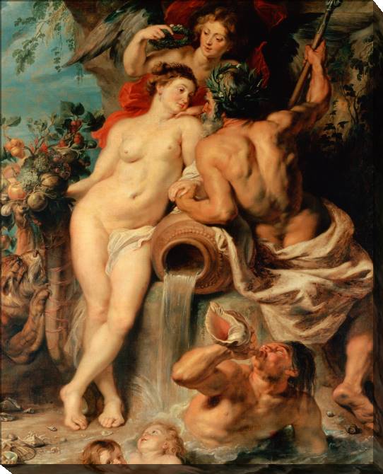 Paintings on canvas The Union of Earth and Water (Peter Paul Rubens)